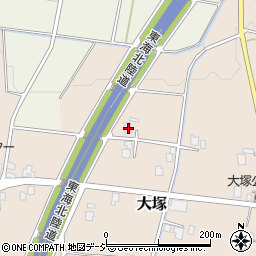 富山県南砺市大塚852周辺の地図