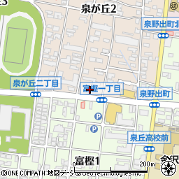 石川県金沢市泉が丘2丁目6-32周辺の地図