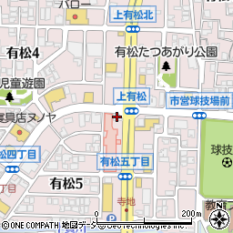 金沢信用金庫有松支店周辺の地図