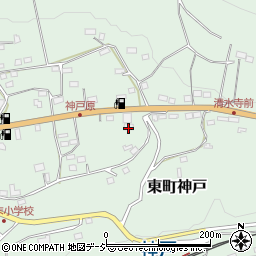 群馬県みどり市東町神戸602周辺の地図