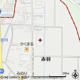 栃木県芳賀郡市貝町赤羽418周辺の地図