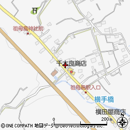 群馬県渋川市祖母島767-3周辺の地図