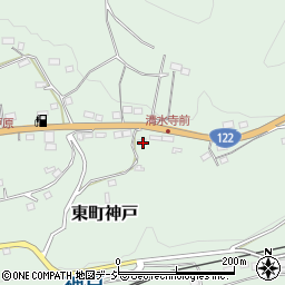 群馬県みどり市東町神戸741周辺の地図