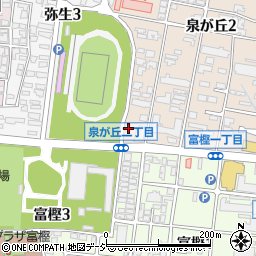 石川県金沢市泉が丘2丁目12-46周辺の地図
