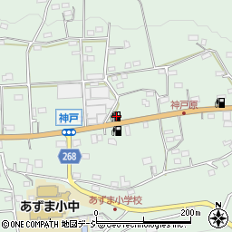群馬県みどり市東町神戸579-6周辺の地図