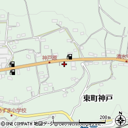 群馬県みどり市東町神戸597周辺の地図