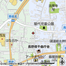 長野県千曲市粟佐1417周辺の地図