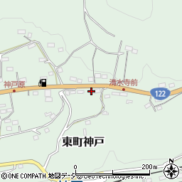 群馬県みどり市東町神戸747周辺の地図