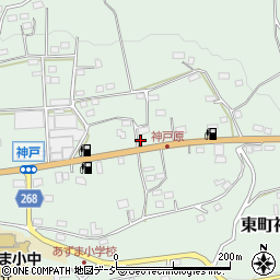 群馬県みどり市東町神戸585周辺の地図