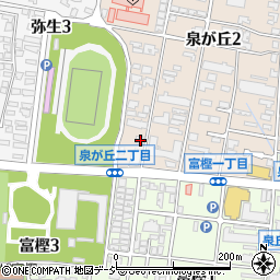 石川県金沢市泉が丘2丁目12-29周辺の地図