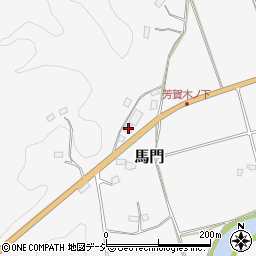 栃木県芳賀郡茂木町馬門587周辺の地図