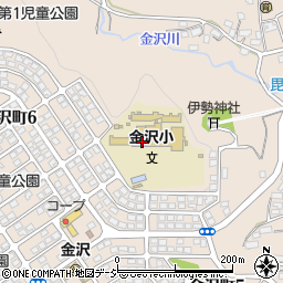 日立市立金沢小学校周辺の地図