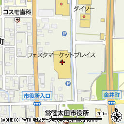 パシオス常陸太田店周辺の地図
