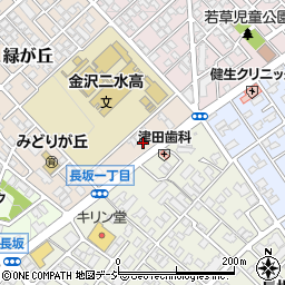 石川県金沢市緑が丘21周辺の地図