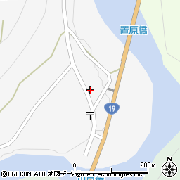 長野県長野市信州新町日原西1470周辺の地図