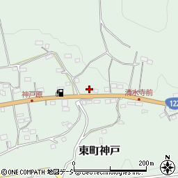 群馬県みどり市東町神戸706周辺の地図