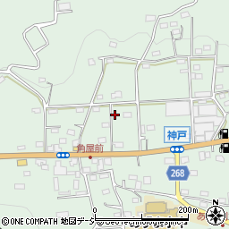 群馬県みどり市東町神戸414周辺の地図