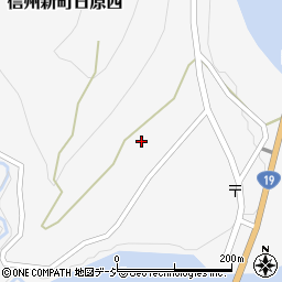 長野県長野市信州新町日原西1409周辺の地図