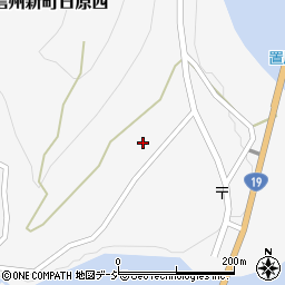 長野県長野市信州新町日原西1404周辺の地図