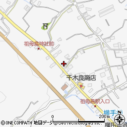 群馬県渋川市祖母島689-3周辺の地図