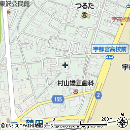 栃木県宇都宮市鶴田町3327周辺の地図