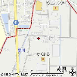栃木県芳賀郡市貝町赤羽3494-1周辺の地図