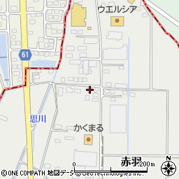 栃木県芳賀郡市貝町赤羽3494周辺の地図