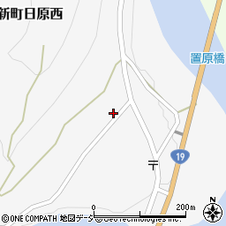 長野県長野市信州新町日原西1399周辺の地図