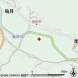 坂井川周辺の地図