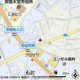 茨城県常陸大宮市南町3101-42周辺の地図