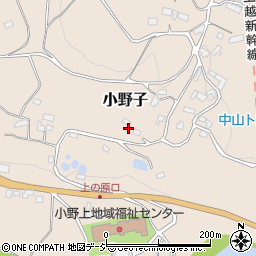 群馬県渋川市小野子281-1周辺の地図