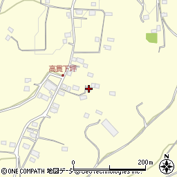 茨城県常陸太田市高貫町1536周辺の地図