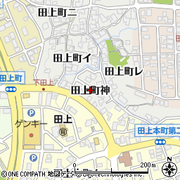 石川県金沢市田上町神周辺の地図