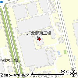 ＪＴ北関東工場周辺の地図