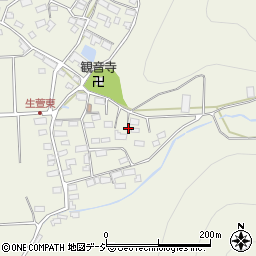 長野県千曲市生萱737-1周辺の地図