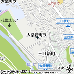 石川県金沢市大桑新町（ラ）周辺の地図
