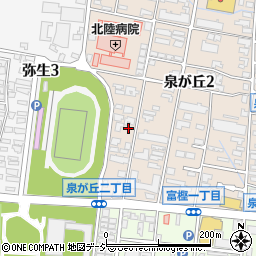 石川県金沢市泉が丘2丁目12-20周辺の地図