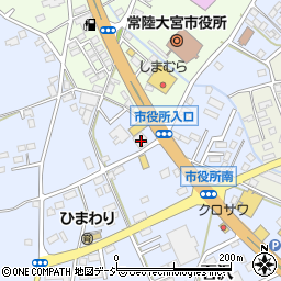 茨城県常陸大宮市石沢1864-4周辺の地図