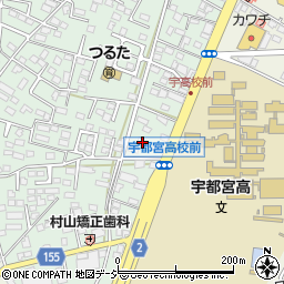 栃木県宇都宮市鶴田町3359周辺の地図