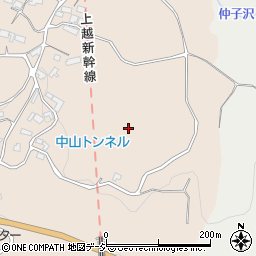 群馬県渋川市小野子417周辺の地図