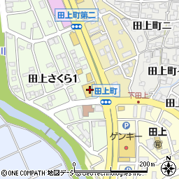 日産プリンス金沢田上さくら店周辺の地図