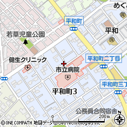 金沢たんぽぽ薬局周辺の地図