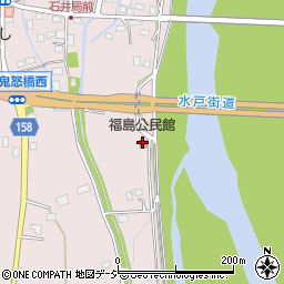福島公民館周辺の地図