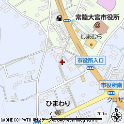 茨城県常陸大宮市石沢1867-3周辺の地図