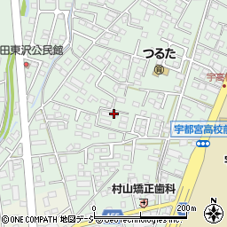 栃木県宇都宮市鶴田町3357周辺の地図