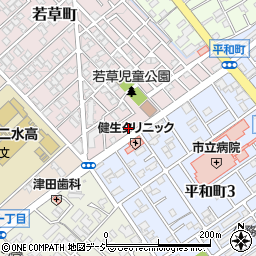 健康友の会　金沢南ブロック周辺の地図