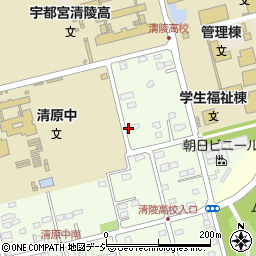 栃木県宇都宮市鐺山町2107周辺の地図