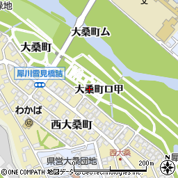 石川県金沢市大桑町ロ甲周辺の地図