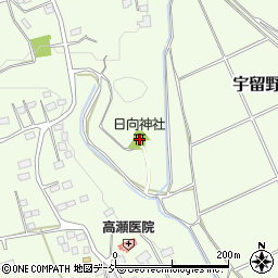 日向神社周辺の地図