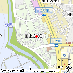〒920-1157 石川県金沢市田上さくらの地図